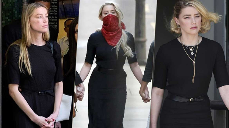 Amber Heard: Η ιστορία πίσω από το μαύρο φόρεμα της «κηδείας»